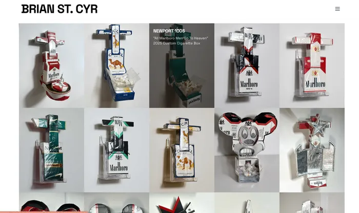 Screenshot of Brian St. Cyr Portfolio